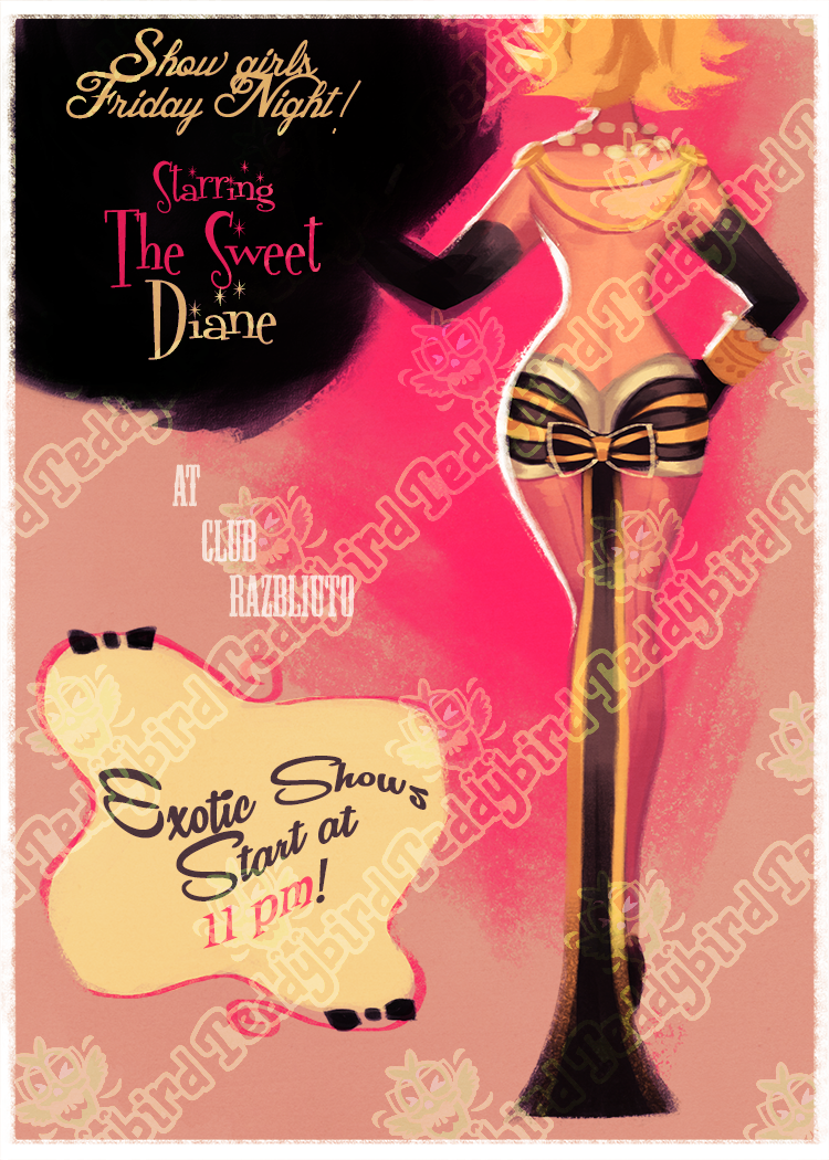 Diane Club Alt Print