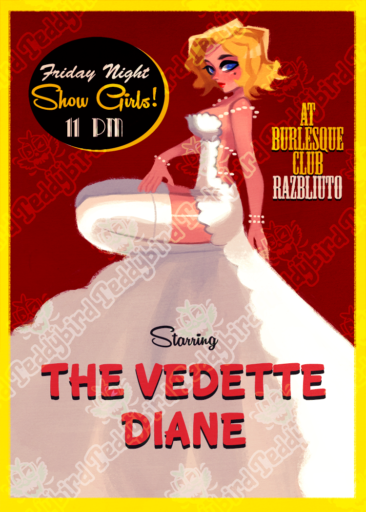 Diane Club Print
