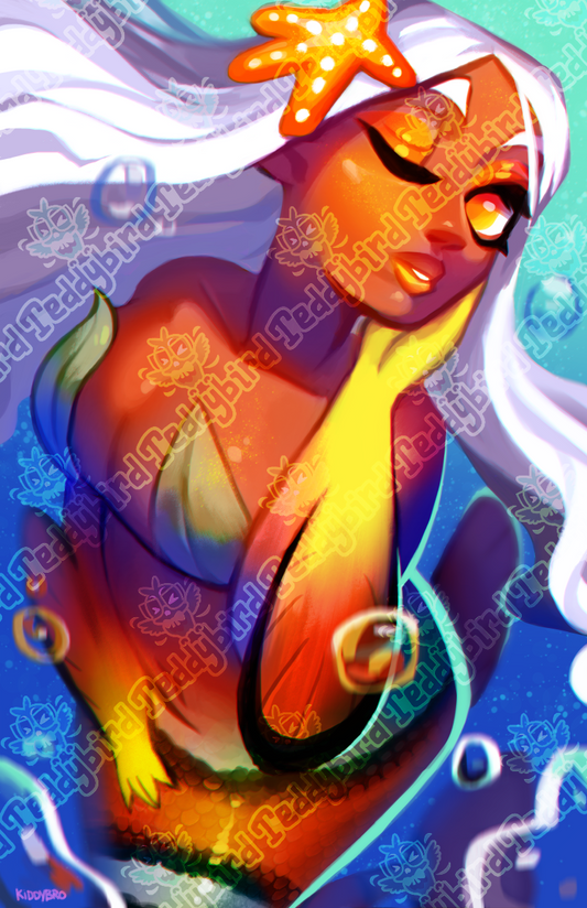 Mermaid OC Print