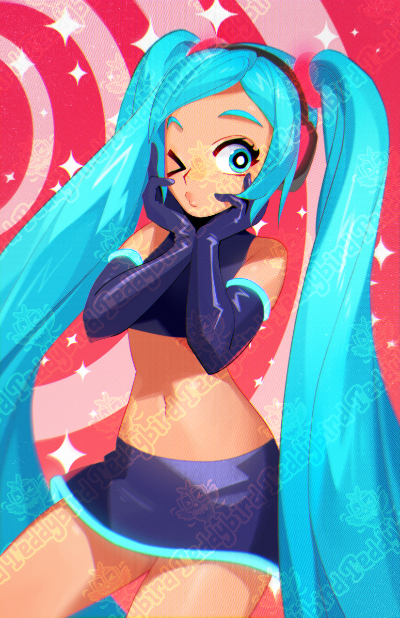 Space Channel 5 Miku Print